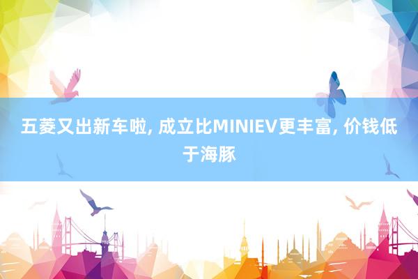 五菱又出新车啦, 成立比MINIEV更丰富, 价钱低于海豚